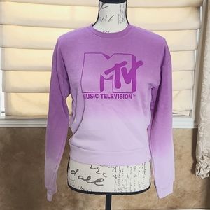 Ladies MTV crop sweatshirt Size Small